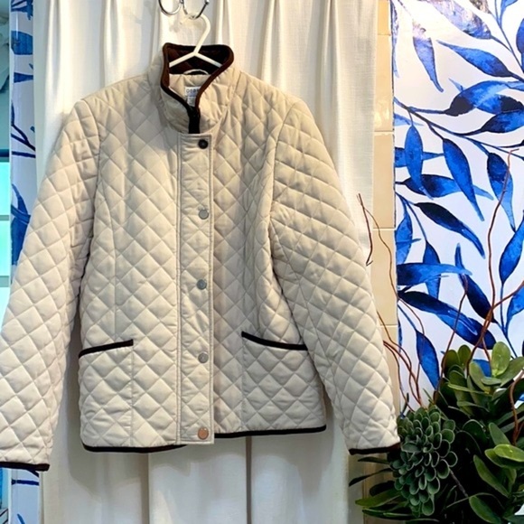 George Jackets & Blazers - Women’s George Quilted Full Zip & Snap Polyester Jacket Size Missy 8-10